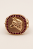 Foxhunt Signet Ring front detail on ivory