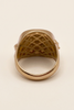 Foxhunt Signet Ring back and interior on ivory